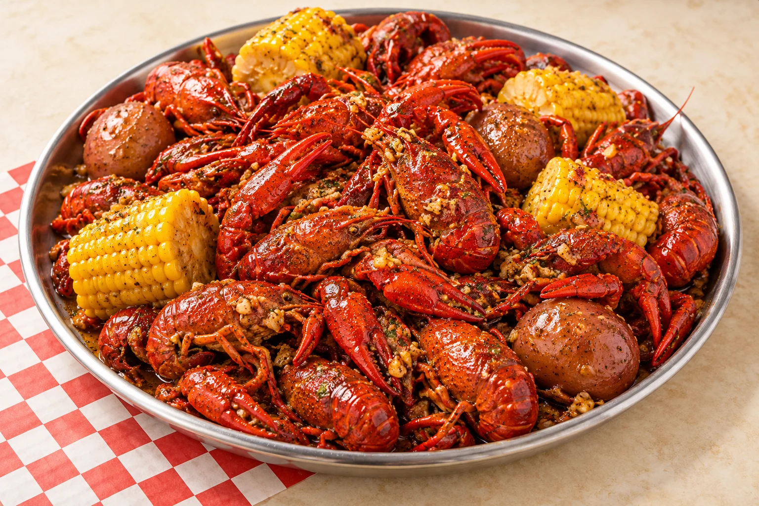AI illustration of seasonal crawfish